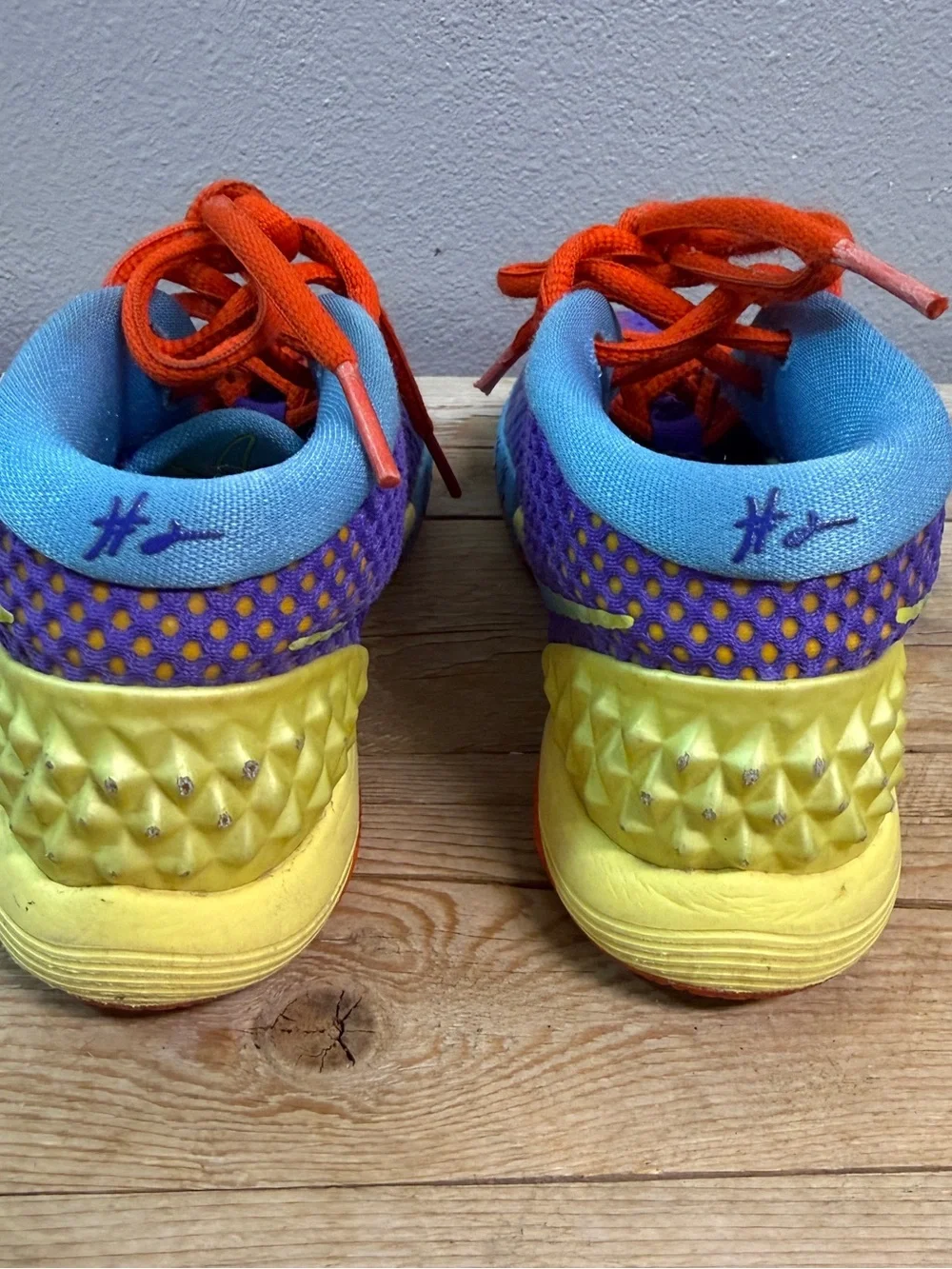 Nike Kids Purple & Orange Sneakers
